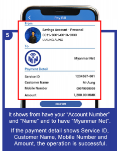 Mobile Banking Payment – Myanmar Net